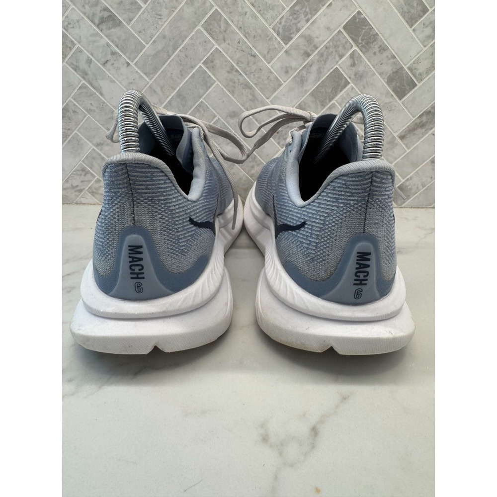 Hoka One One Mach 6 Running Shoes Womens 7.5 B 7.5B Blue White Athletic Sneakers - Picture 7 of 9